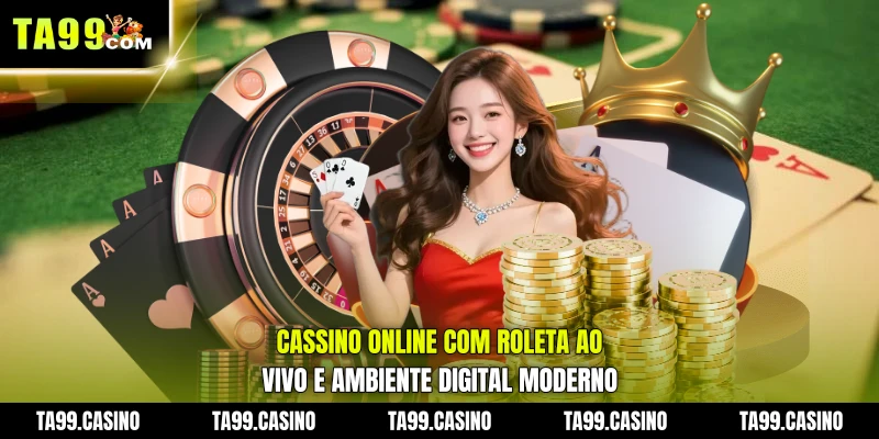 Cassino Online com roleta ao vivo e ambiente digital moderno