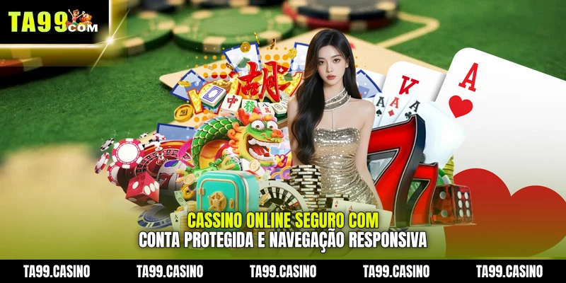 Cassino Online seguro com conta protegida e navegação responsiva