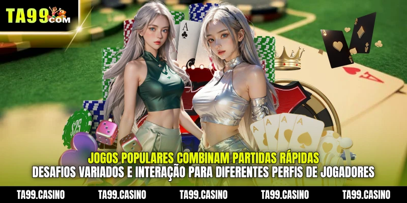Jogos Populares combinam partidas rápidas, desafios variados e interação para diferentes perfis de jogadores Jogos Populares combinam partidas rápidas, desafios variados e interação para diferentes perfis de jogadores