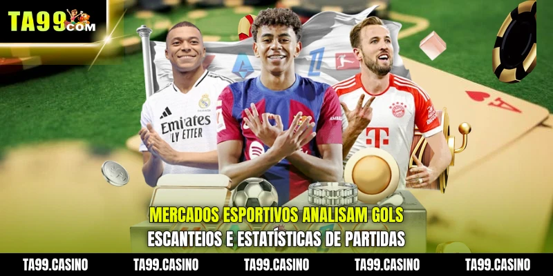 Mercados Esportivos analisam gols, escanteios e estatísticas de partidas Mercados Esportivos analisam gols, escanteios e estatísticas de partidas